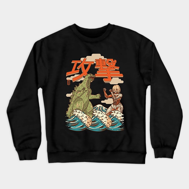 Attack Giants Crewneck Sweatshirt by nkta